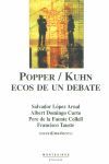 POPPER / KUHN. ECOS DE UN DEBATE