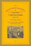 RECETARIO NAVARRO DE COCINA Y REPOSTERIA SIGLO XIX