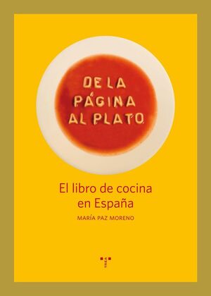 DE LA PAGINA AL PLATO:LIBRO DE COCINA EN ESPAÑA
