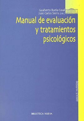 MANUAL DE EVALUACION Y TRATAMIENTOS PSICOLOGICOS
