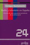 RADIO Y TELEVISION EN ESPAÑA