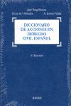 DICCIONARIO DE ACCIONES EN DERECHO CIVIL ESPAÑOL (3ªEDICION)
