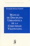MANUAL DE DISCIPLINA URBANISTICA DE LA COMUNIDAD VALENCIANA