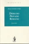 DERECHO PRIVADO ROMANO 3/E