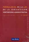 FORMULARIOS DE LA LEY DE LA JURISDICCION CONTENCIOSO-ADMINISTRATIVO