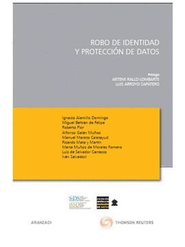 ROBO DE IDENTIDAD Y PROTECCION DE DATOS 1ª ED