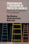 PROGRAMACION Y EVALUACION DE PROYECTOS SOCIALES