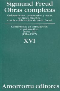 OBRAS COMPLETAS DE SIGMUND FREUD T. XVI