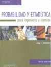 PROBABILIDAD Y ESTADISTICA PARA INGENIERIA Y CIENCIAS 6/E